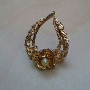 Golden Pearl Wreath-Discount Shipping til 1:30est!